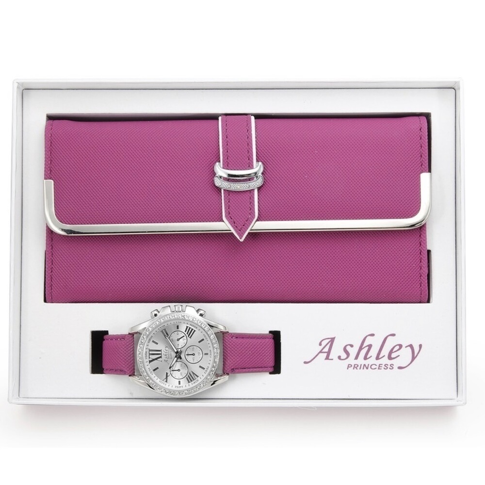 ASHLEY PRINCESS~NEW~Wallet & Watch~$4.99 shipping!